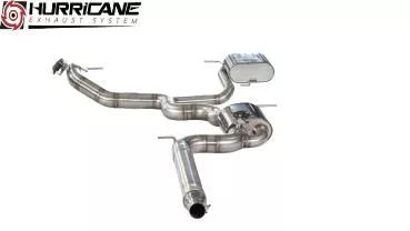 Hurricane Exhaust 3.5" ECE Klappenanlage für Seat Leon Cupra ST 265 FWD 5F V3